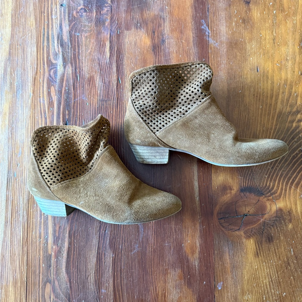 Brown Suede Ankle Boots